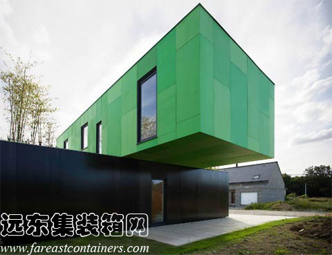 Cross Shape Container Home,集装箱活动房,集装箱房屋,集装箱建筑,集装箱住宅,住人集装箱