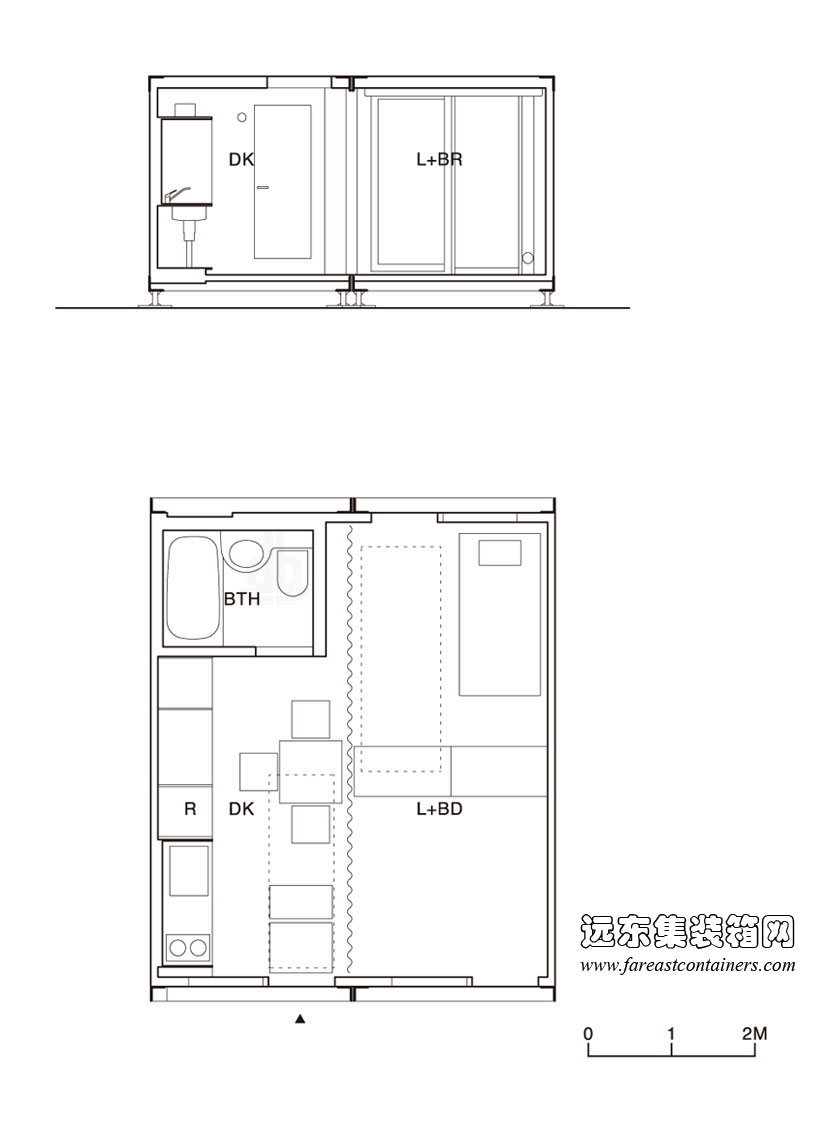 Ex-Container project设计图,集装箱住宅,集装箱建筑,集装箱房屋,集装箱活动房