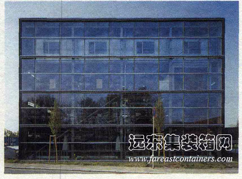 盒子建筑实例：费尔巴舍办公楼(Office Block in Fellbach)