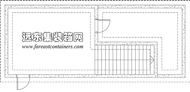 集装箱工作室一层平面图